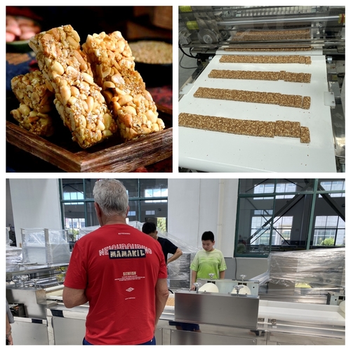 Latest company Solutions about Automatic Sesame And Peanut Candy Production Line Successfully Tested
