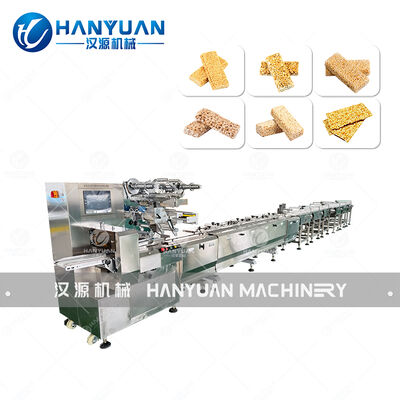 Goede prijs. High-Speed 250-300pcs/min Muesli Bar Flow Wrapping Packing Machine met 7,2×3m Area en 1 jaar garantie online