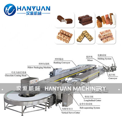 Un bon prix. Ligne de production de barres énergétiques au chocolat en ligne